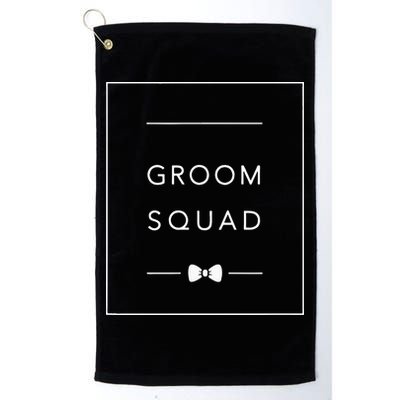 Bachelor Party Groom Squad Matching Groomsmen Golf Towel