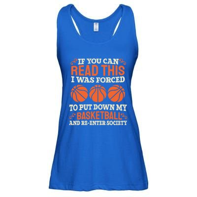 Basketball Player Great Gift Hoops Streetball Baller Ring Basketball Gift Ladies Essential Flowy Tank