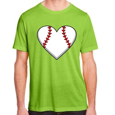 Baseball Player Heart Sports Lover Coach Graphic Great Gift Adult ChromaSoft Performance T-Shirt