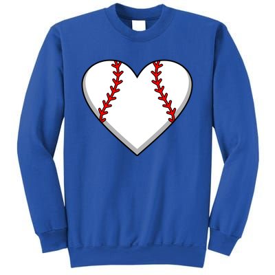 Baseball Player Heart Sports Lover Coach Graphic Great Gift Sweatshirt