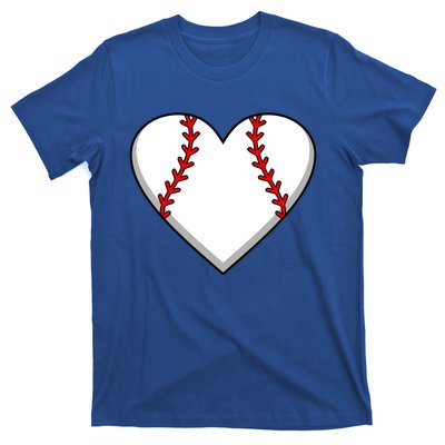 Baseball Player Heart Sports Lover Coach Graphic Great Gift T-Shirt