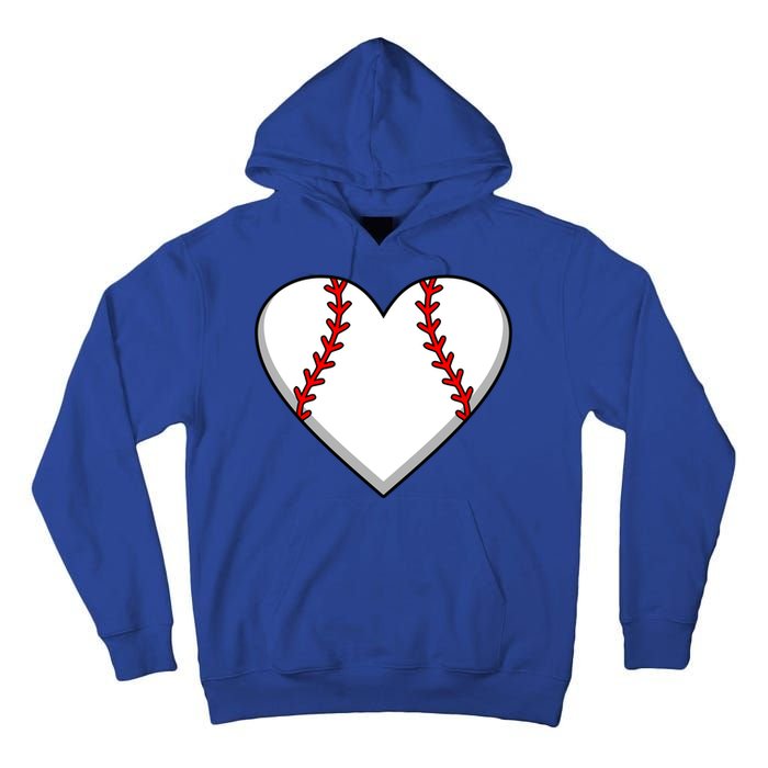 Baseball Player Heart Sports Lover Coach Graphic Great Gift Tall Hoodie