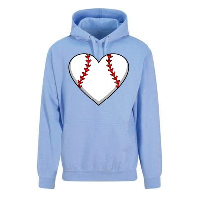 Baseball Player Heart Sports Lover Coach Graphic Great Gift Unisex Surf Hoodie