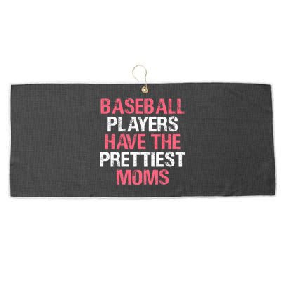 Baseball Players Have The Prettiest Moms Baseball Large Microfiber Waffle Golf Towel