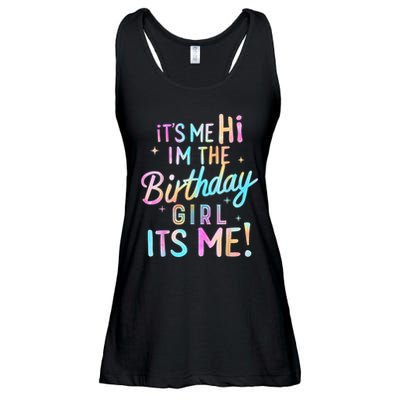 Birthday Party Hi Its Me Im The Birthday Girl Ladies Essential Flowy Tank