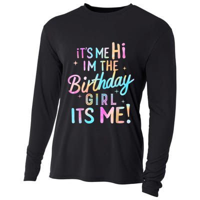 Birthday Party Hi Its Me Im The Birthday Girl Cooling Performance Long Sleeve Crew