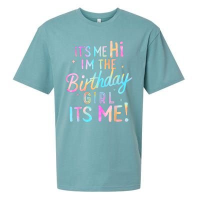 Birthday Party Hi Its Me Im The Birthday Girl Sueded Cloud Jersey T-Shirt