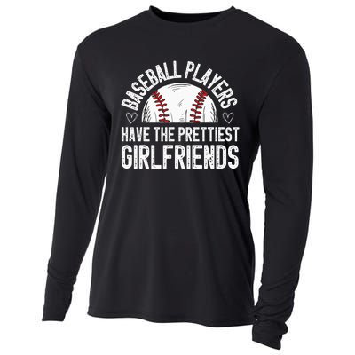 Baseball players have the prettiest girlfriends baseball Cooling Performance Long Sleeve Crew