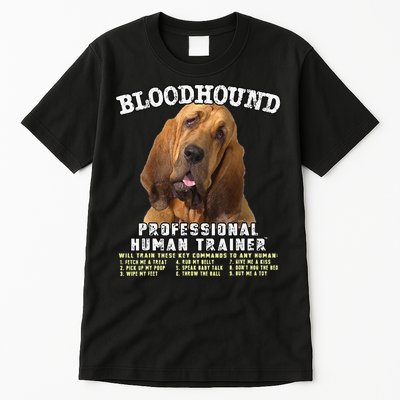 Bloodhound Professional Human Trainer Cute Dog Tall T-Shirt