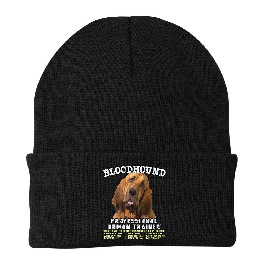 Bloodhound Professional Human Trainer Cute Dog Beanie