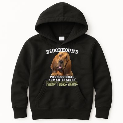 Bloodhound Professional Human Trainer Cute Dog Kids Hoodie