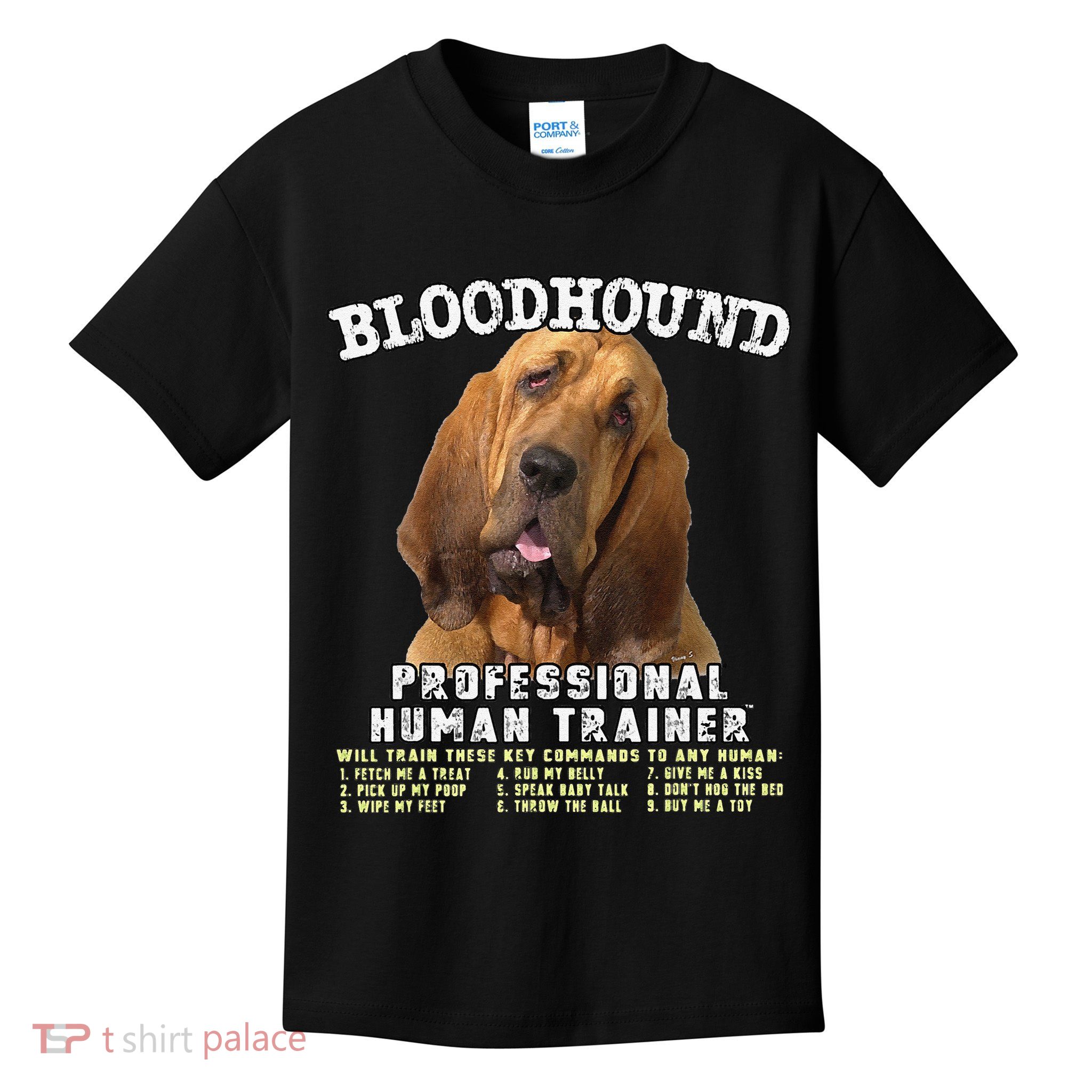 Bloodhound Professional Human Trainer Cute Dog Kids T-Shirt