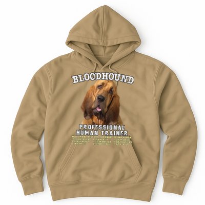 Bloodhound Professional Human Trainer Cute Dog Hoodie