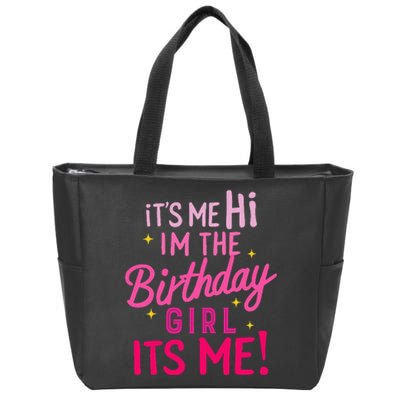 Birthday Party Hi Its Me Im The Birthday Zip Tote Bag