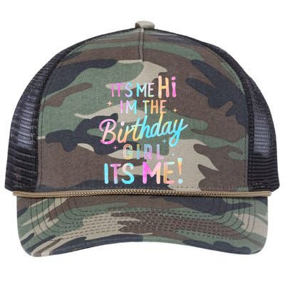 Birthday Party Hi Its Me Im The Birthday Girl Retro Rope Trucker Hat Cap