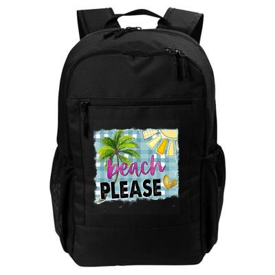 Beach Please Hello Summer Vibes Beach Vacay Summertime Gift Backpack