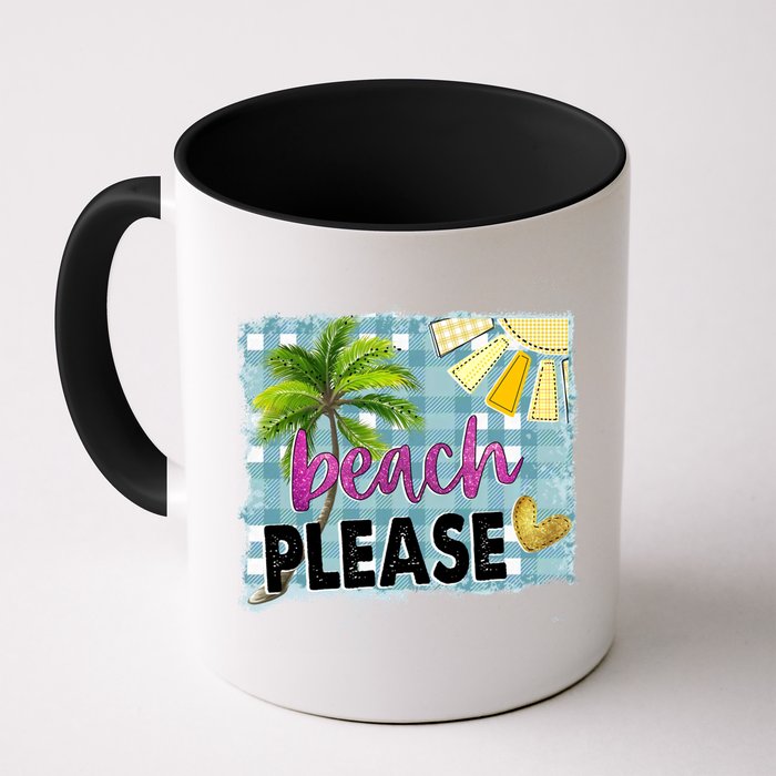 Beach Please Hello Summer Vibes Beach Vacay Summertime Gift Mug