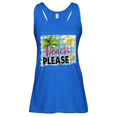 Beach Please Hello Summer Vibes Beach Vacay Summertime Gift Ladies Essential Flowy Tank