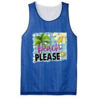 Beach Please Hello Summer Vibes Beach Vacay Summertime Gift Mesh Reversible Basketball Jersey Tank