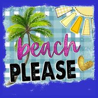 Beach Please Hello Summer Vibes Beach Vacay Summertime Gift Premium T-Shirt