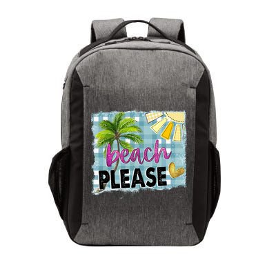 Beach Please Hello Summer Vibes Beach Vacay Summertime Gift Vector Backpack