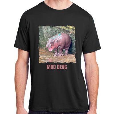 Baby Pygmy Hippo Moo Deng Adult ChromaSoft Performance T-Shirt