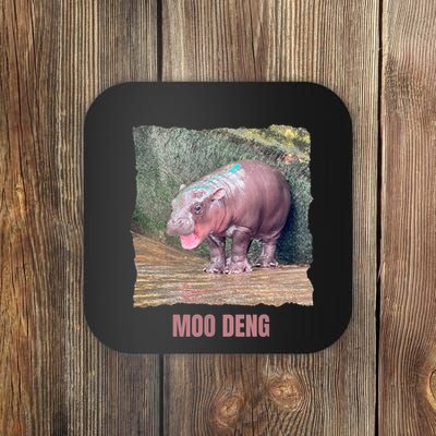 Baby Pygmy Hippo Moo Deng Coaster