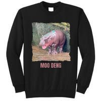 Baby Pygmy Hippo Moo Deng Tall Sweatshirt