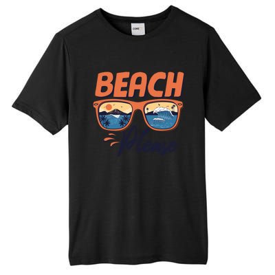 Beach Please Hello Summer Vibes Beach Vacay Summertime Meaningful Gift Tall Fusion ChromaSoft Performance T-Shirt