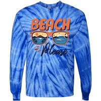 Beach Please Hello Summer Vibes Beach Vacay Summertime Meaningful Gift Tie-Dye Long Sleeve Shirt