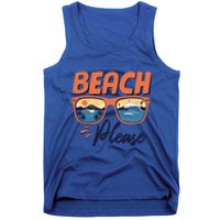 Beach Please Hello Summer Vibes Beach Vacay Summertime Meaningful Gift Tank Top