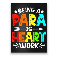 Being Para Heart Work Paraprofessional Back To School Poster
