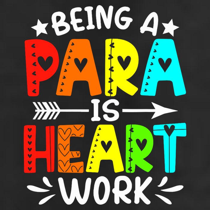 Being Para Heart Work Paraprofessional Back To School 25L Jumbo Tote