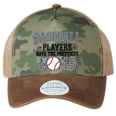 Baseball Players Have The Prettiest Moms Retro Game Day Legacy Tie Dye Trucker Hat