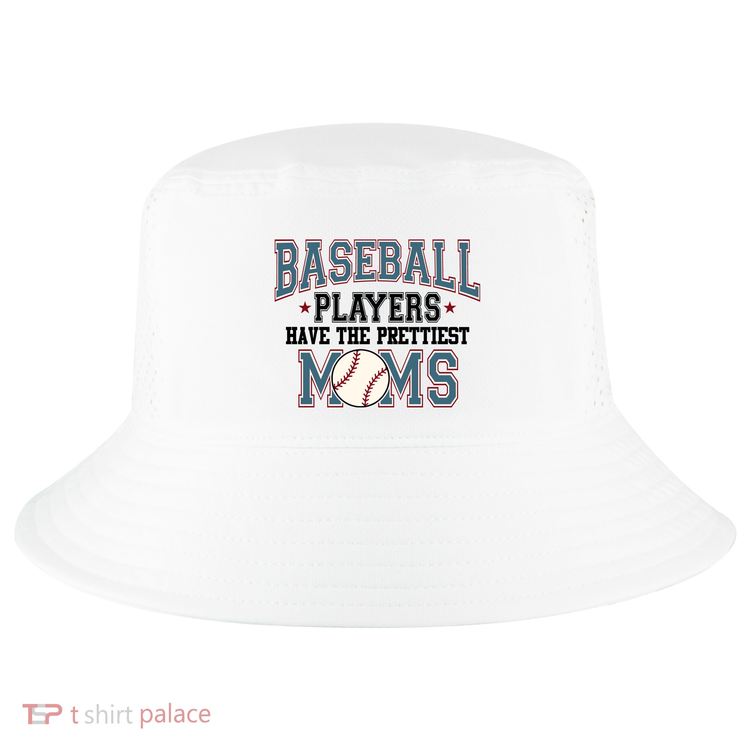 Baseball Players Have The Prettiest Moms Retro Game Day Cool Comfort Performance Bucket Hat