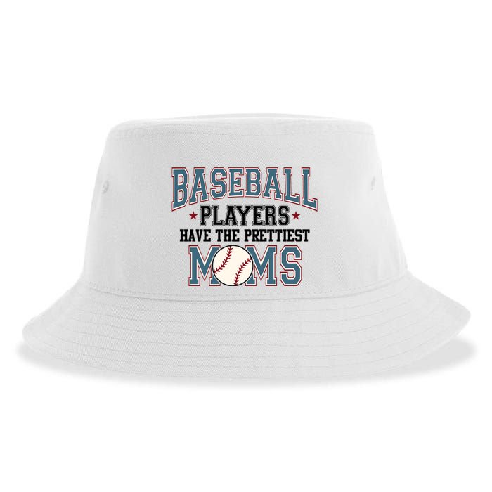 Baseball Players Have The Prettiest Moms Retro Game Day Sustainable Bucket Hat