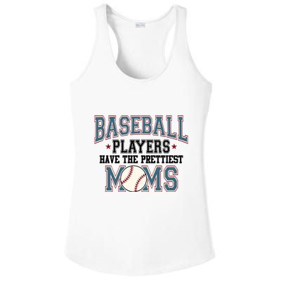 Baseball Players Have The Prettiest Moms Retro Game Day Ladies PosiCharge Competitor Racerback Tank