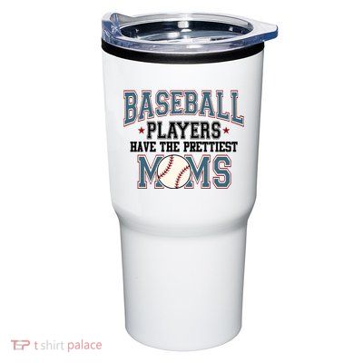 Baseball Players Have The Prettiest Moms Retro Game Day Tumbler