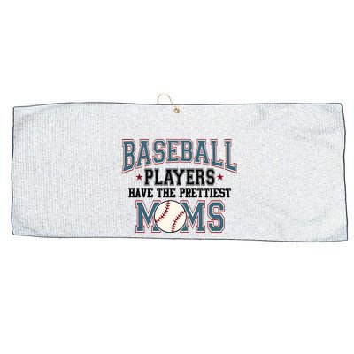 Baseball Players Have The Prettiest Moms Retro Game Day Large Microfiber Waffle Golf Towel