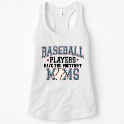 Baseball Players Have The Prettiest Moms Retro Game Day Womens Tank Top