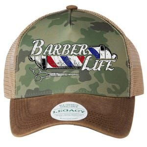 Barbers Pole Hair Hairstylist Christmas Gift Legacy Tie Dye Trucker Hat