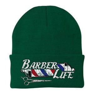 Barbers Pole Hair Hairstylist Christmas Gift Knit Cap Winter Beanie