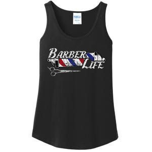 Barbers Pole Hair Hairstylist Christmas Gift Ladies Essential Tank