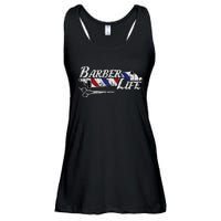 Barbers Pole Hair Hairstylist Christmas Gift Ladies Essential Flowy Tank