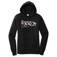 Barbers Pole Hair Hairstylist Christmas Gift Women's Pullover Hoodie