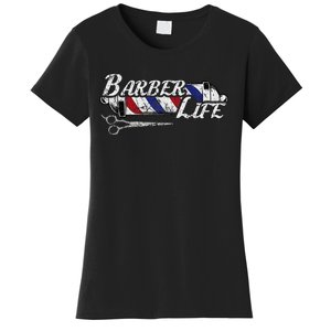 Barbers Pole Hair Hairstylist Christmas Gift Women's T-Shirt