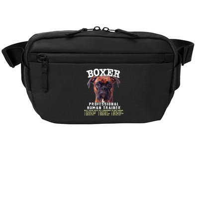 Boxer Professional Human Trainer Cute Dog Crossbody Pack