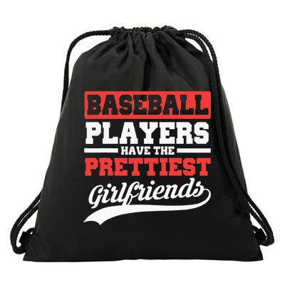Baseball Players Have The Prettiest Girlfriends Baseball Drawstring Bag