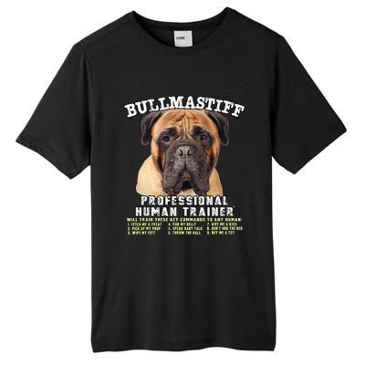 Bullmastiff Professional Human Trainer Cute Dog Tall Fusion ChromaSoft Performance T-Shirt