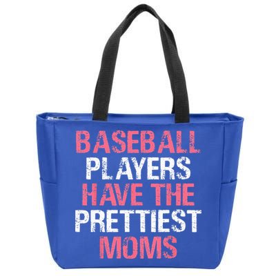 Baseball Players Have The Prettiest Moms Baseball Zip Tote Bag